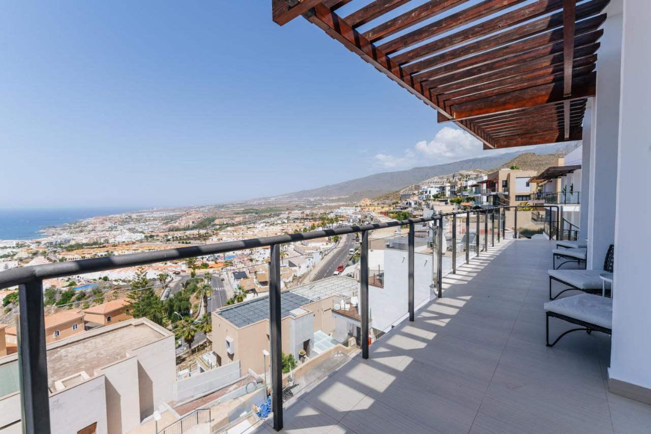 Sunset White Villa - Ocean View, Jakuzzi, Heated Pool, Air-Conditioning, Grill Playa de las Américas Extérieur photo