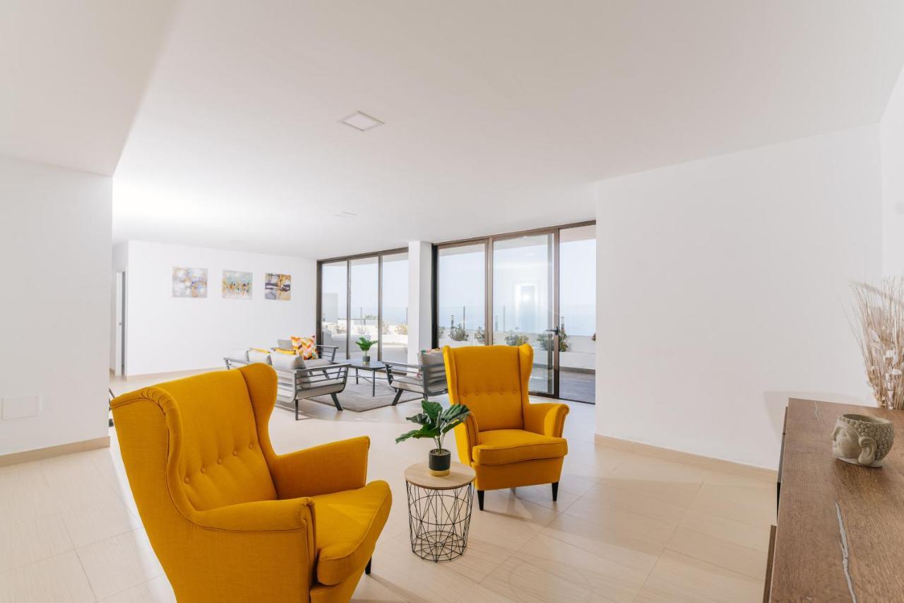 Sunset White Villa - Ocean View, Jakuzzi, Heated Pool, Air-Conditioning, Grill Playa de las Américas Extérieur photo