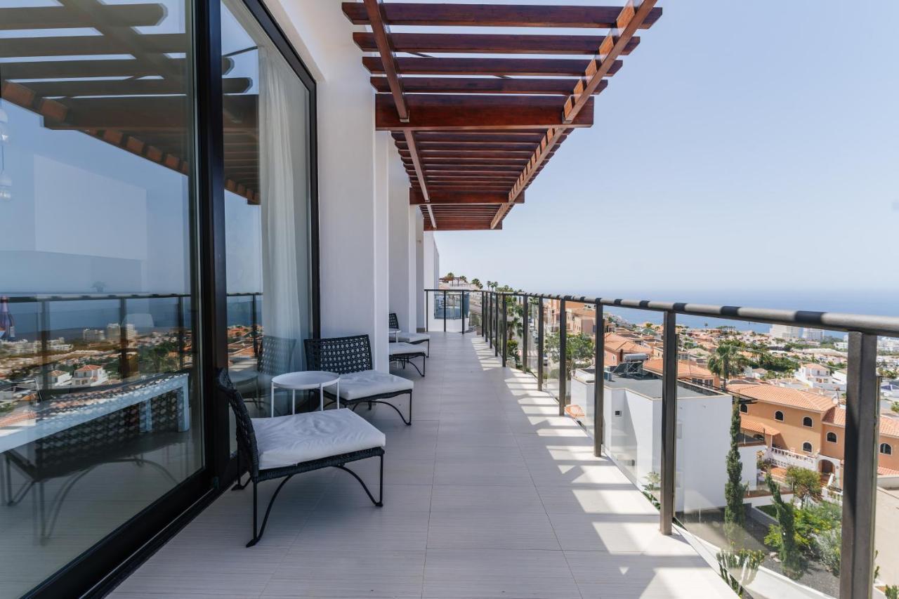 Sunset White Villa - Ocean View, Jakuzzi, Heated Pool, Air-Conditioning, Grill Playa de las Américas Extérieur photo