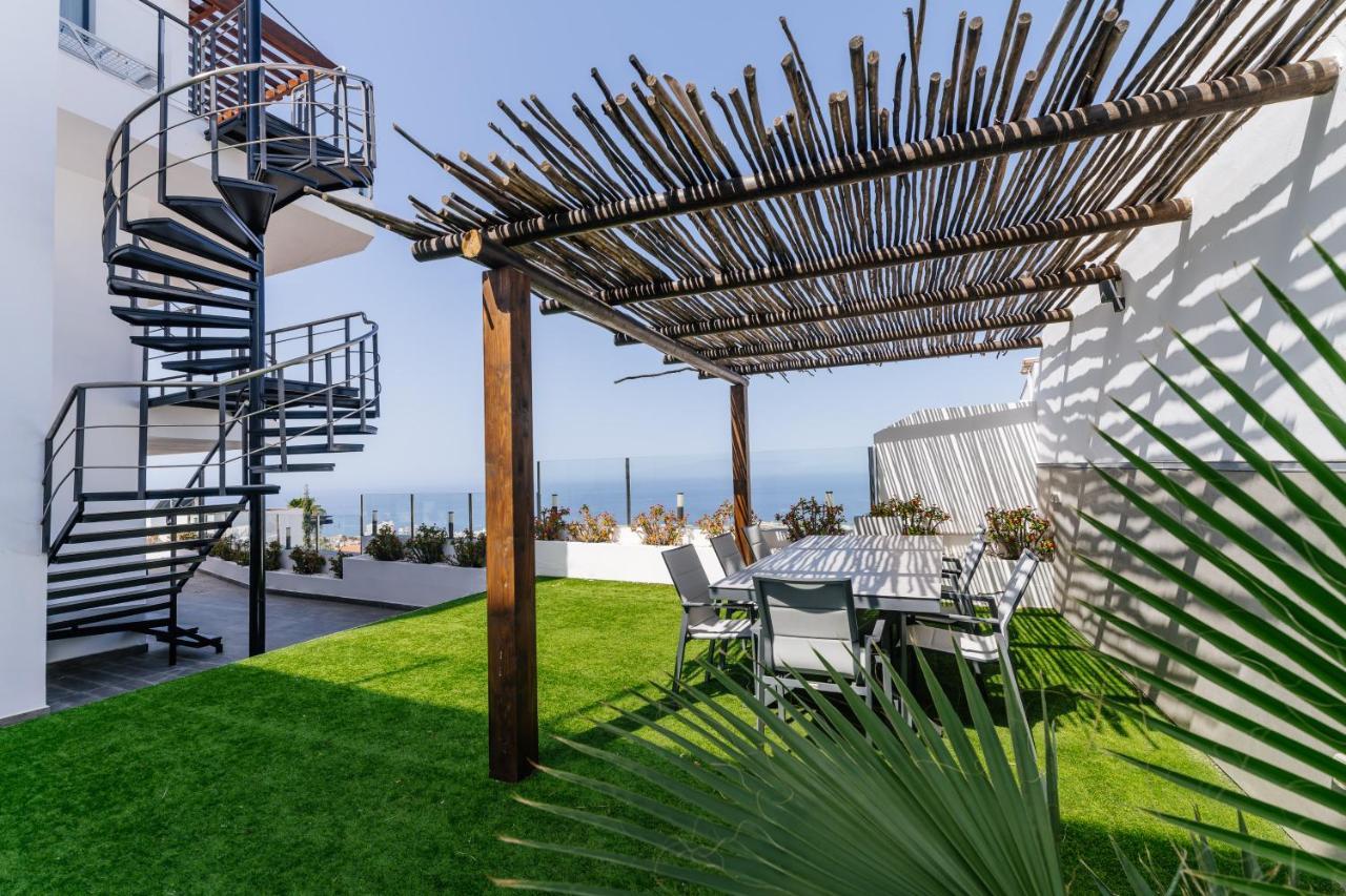 Sunset White Villa - Ocean View, Jakuzzi, Heated Pool, Air-Conditioning, Grill Playa de las Américas Extérieur photo