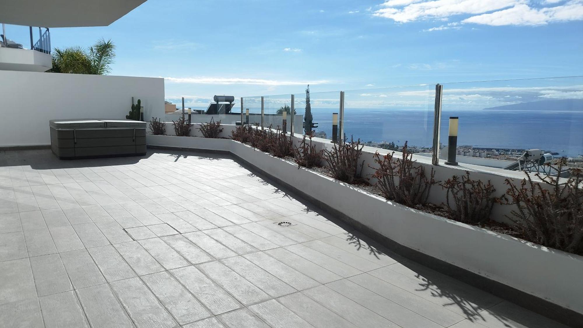 Sunset White Villa - Ocean View, Jakuzzi, Heated Pool, Air-Conditioning, Grill Playa de las Américas Extérieur photo